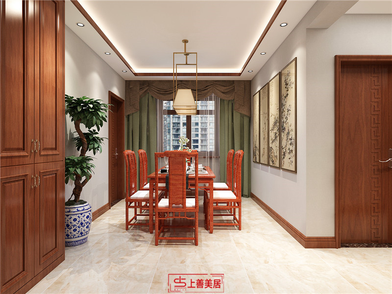 保利拉菲頂躍/210㎡/中式