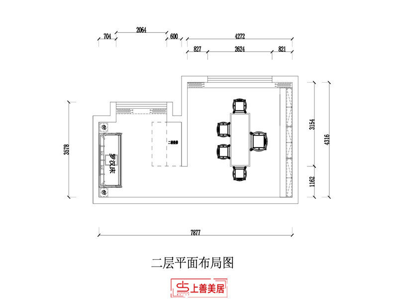 保利拉菲頂躍/210㎡/中式
