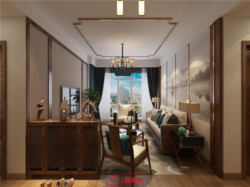 都市陽光/90㎡/新中式