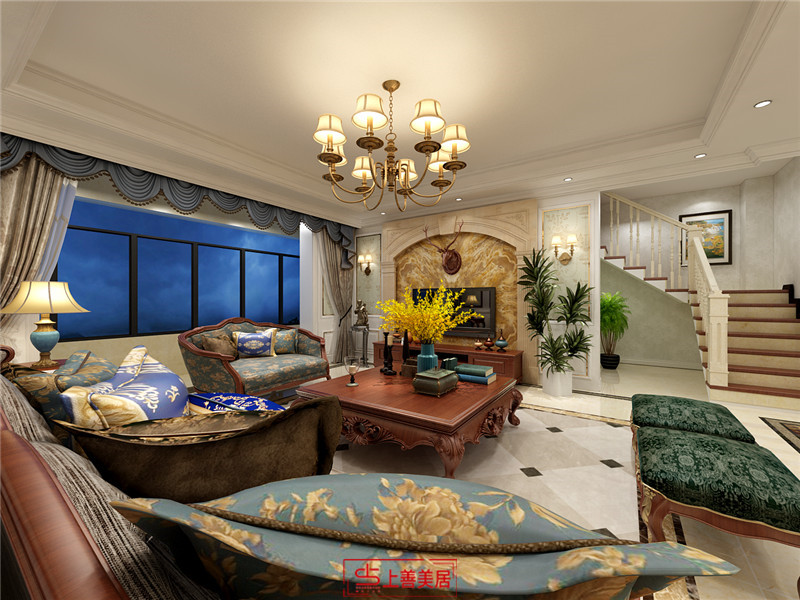 天山熙湖瀾岸/200㎡/美式