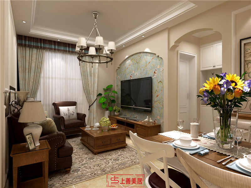 和合美家/97㎡/簡(jiǎn)約美式