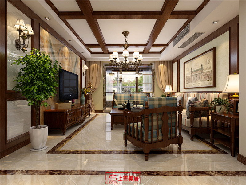 卓達(dá)名郡/140㎡/美式