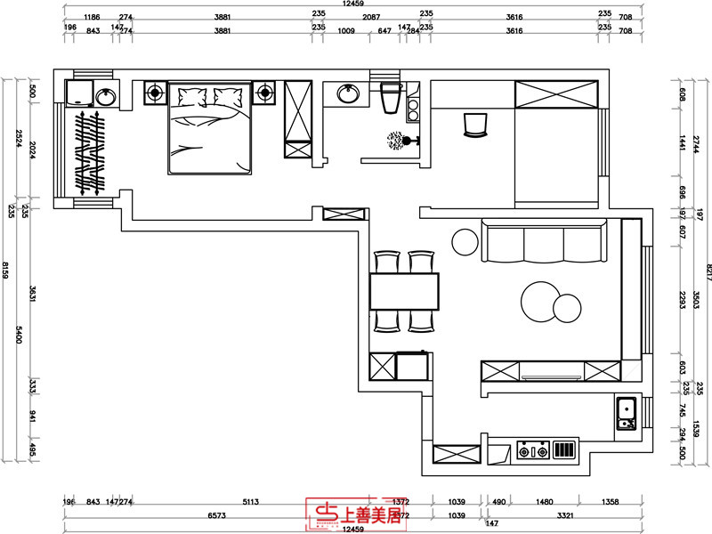 古運碼頭/87㎡/北歐