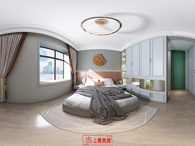 金輝優(yōu)步大道143平簡(jiǎn)美風(fēng)格臥室