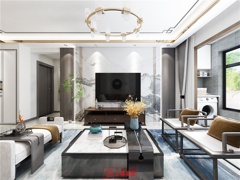 國(guó)赫天著/95㎡/新中式