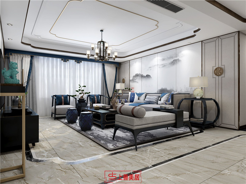 帝王國際/120㎡/新中式