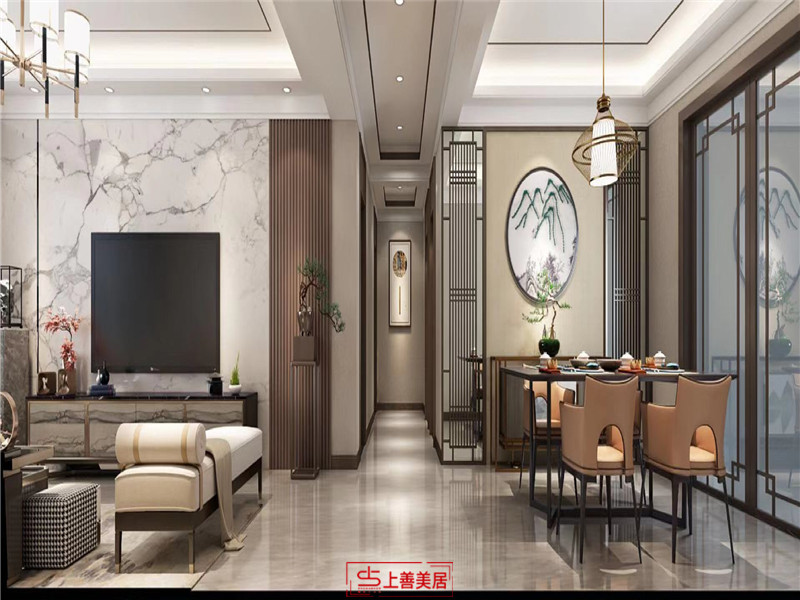 國(guó)赫天著/130㎡/新中式