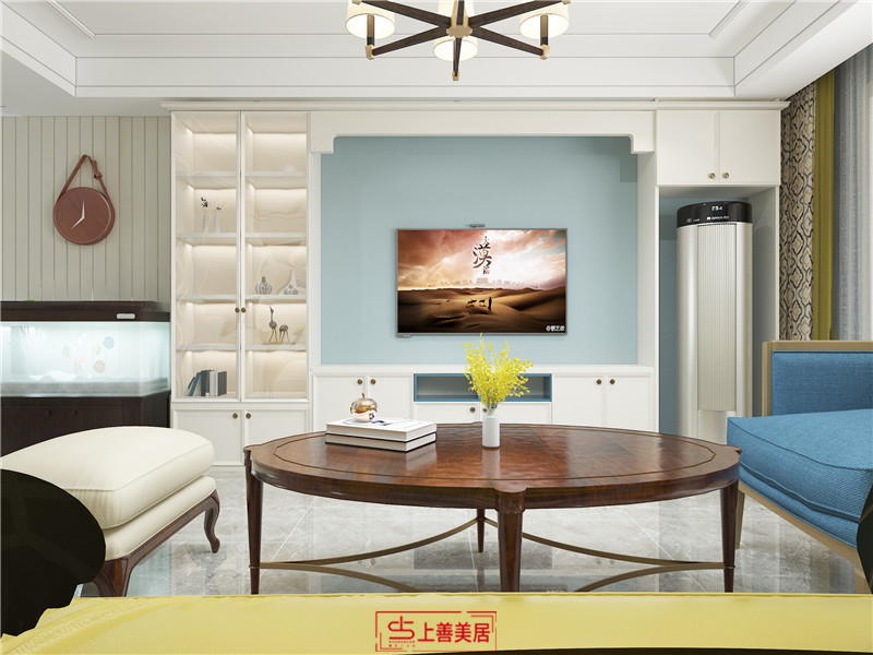 金馬小區(qū)/90㎡/美式