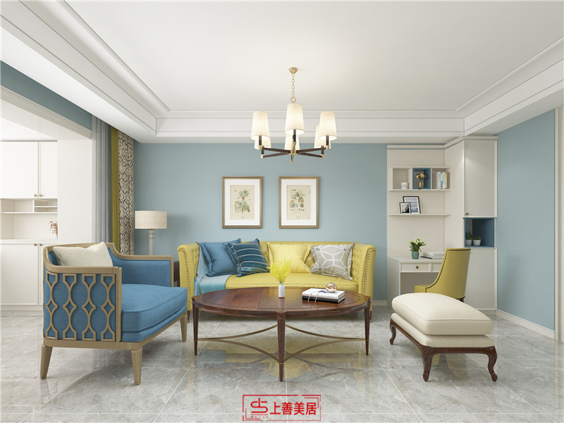 金馬小區(qū)/90㎡/美式