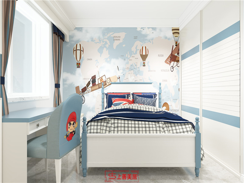 金馬小區(qū)/90㎡/美式