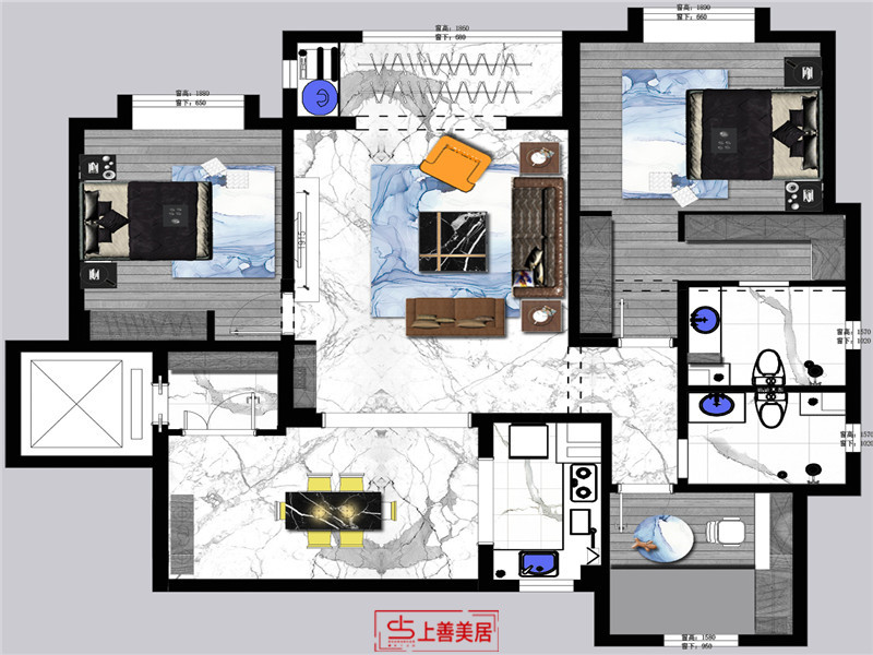 福美十號院/美式風格/120㎡