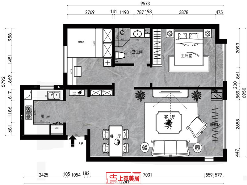 國赫天著/現(xiàn)代風格/96㎡