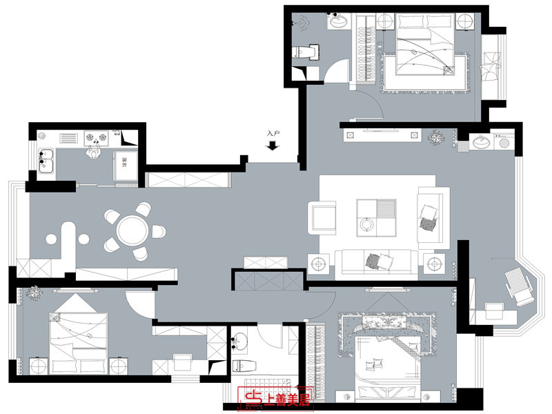 榮盛華府/170㎡/歐式