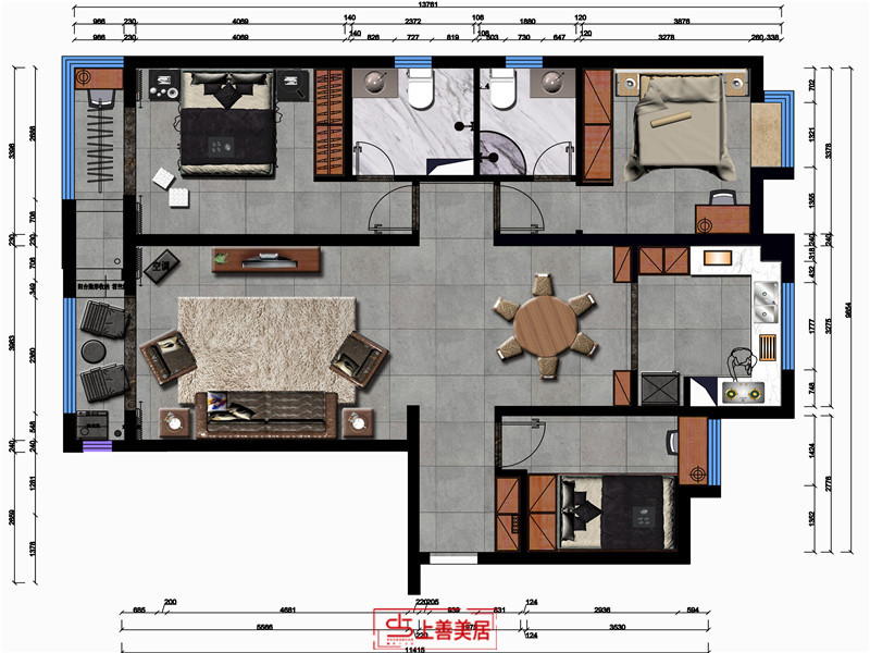 維多利亞/140㎡/現(xiàn)代風(fēng)
