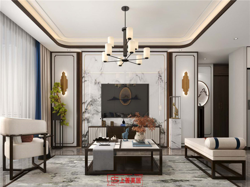 紫御藍(lán)灣/130㎡/新中式