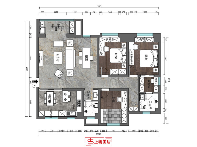 翰林甲第/95㎡/輕奢
