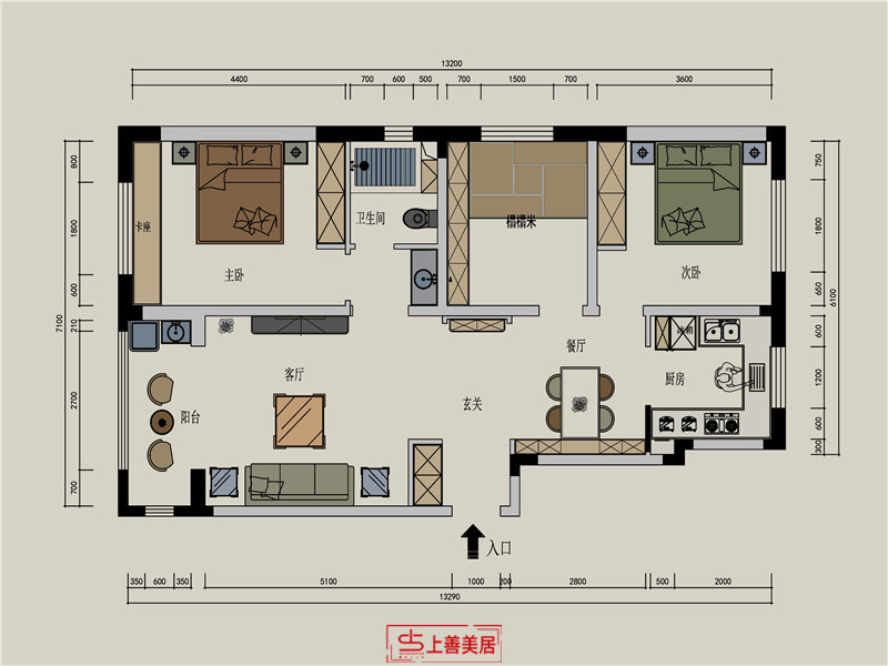 和西苑/114㎡/簡(jiǎn)約