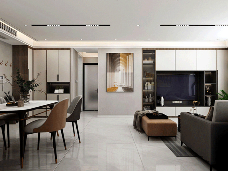 華濰公寓120平現代風格 客廳1