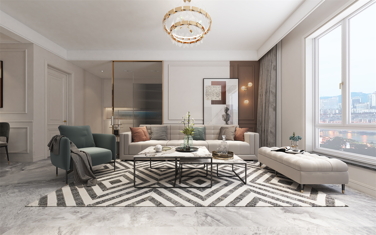 富貴城/118㎡/現(xiàn)代簡(jiǎn)約