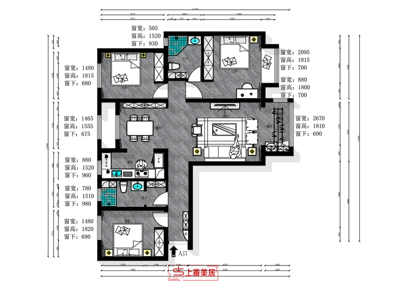 東南智匯城/136㎡/簡(jiǎn)約