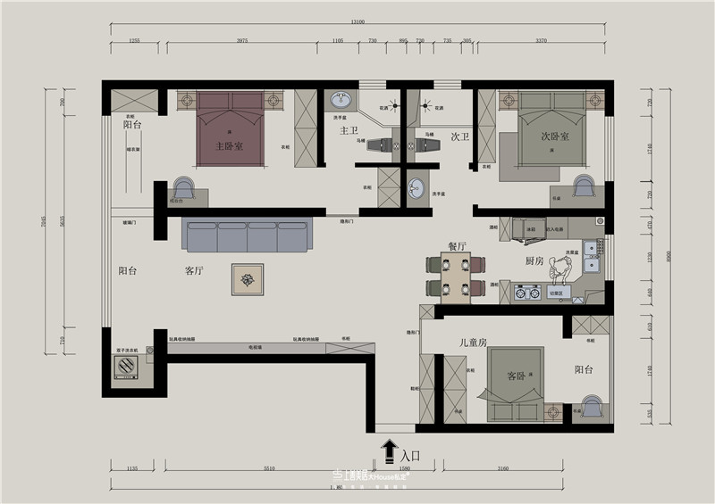 芯科苑/130㎡/意式輕奢