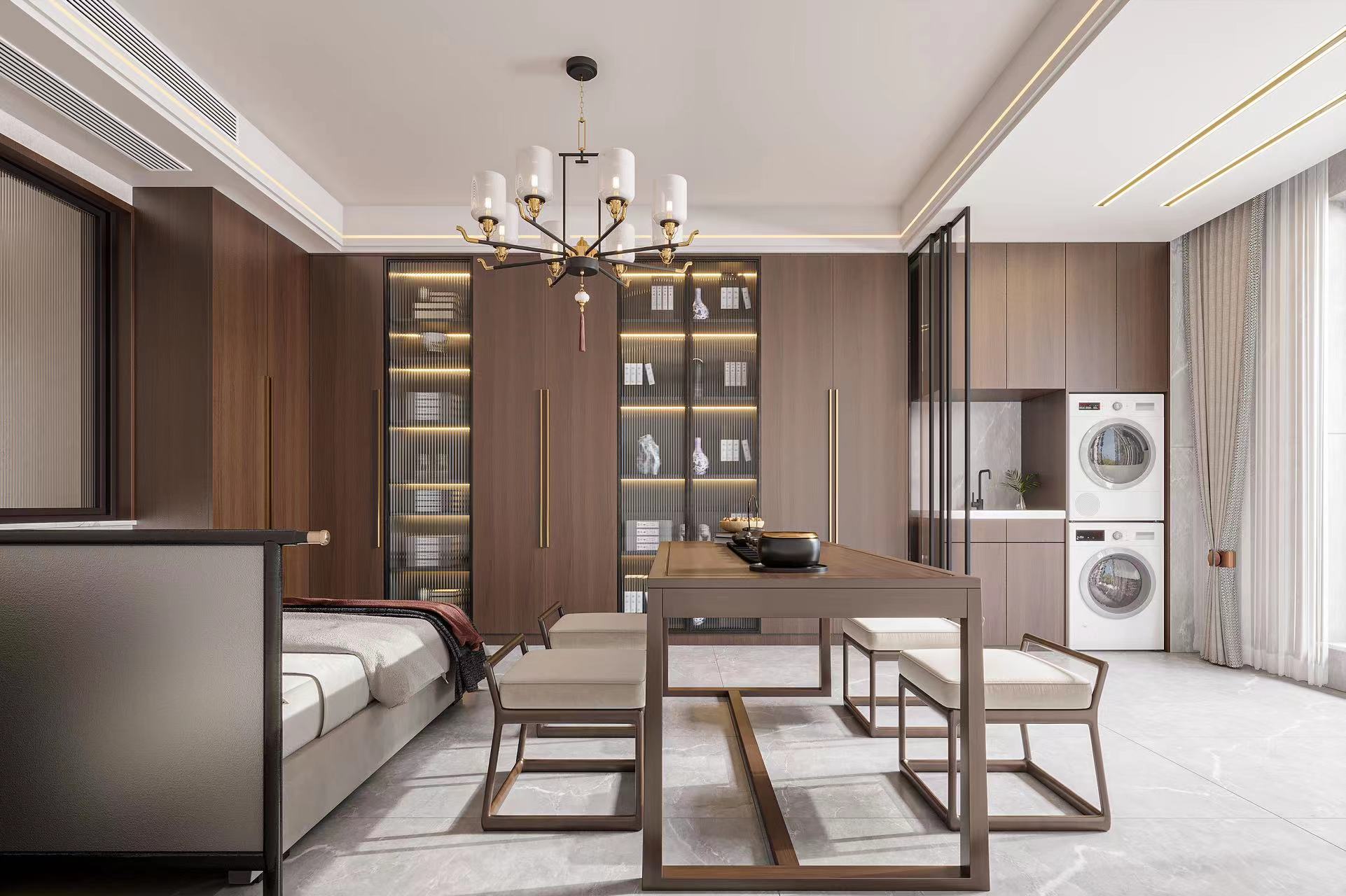 國仕山/245㎡/新中式