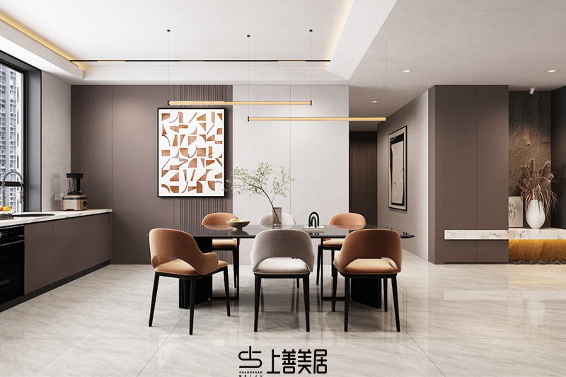 正基九宸251平四室兩廳意式極簡裝修設(shè)計