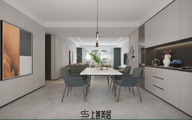 國(guó)瑞城140平現(xiàn)代簡(jiǎn)約風(fēng)格效果圖