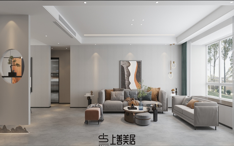 國(guó)瑞城140平現(xiàn)代簡(jiǎn)約裝修設(shè)計(jì)05