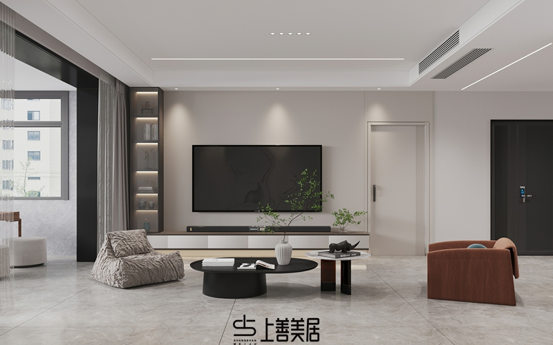 德賢華府160平簡歐風(fēng)格效果圖