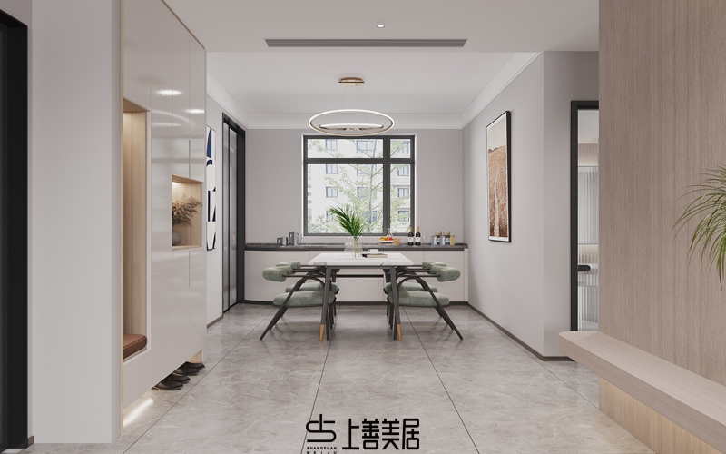 格林公館140平現(xiàn)代簡約風(fēng)格效果圖07