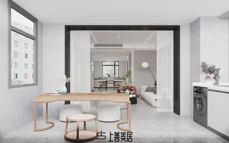 格林公館140平現(xiàn)代簡約風(fēng)格效果圖09