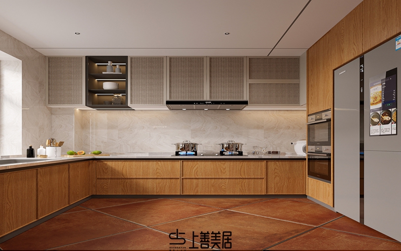 孔雀城350㎡田園風(fēng)別墅裝修設(shè)計