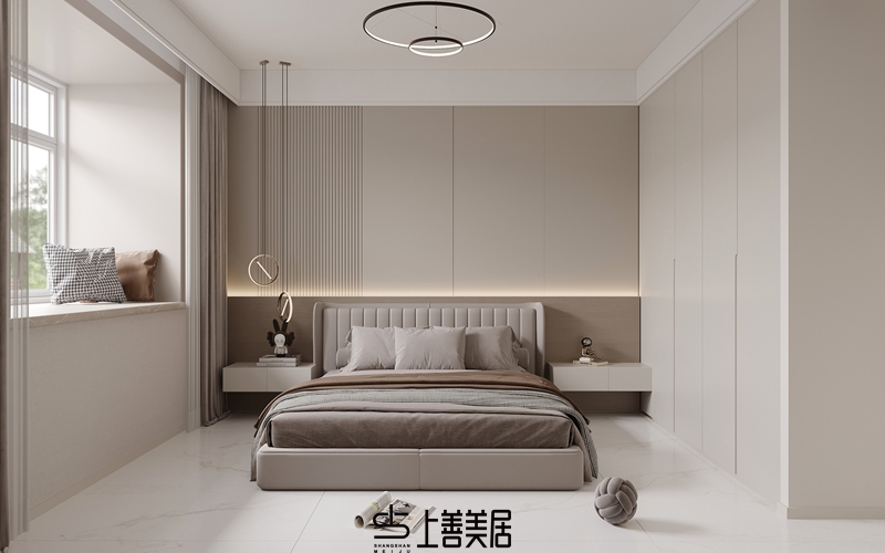 康城紫玉府140現(xiàn)代簡約風格效果圖02