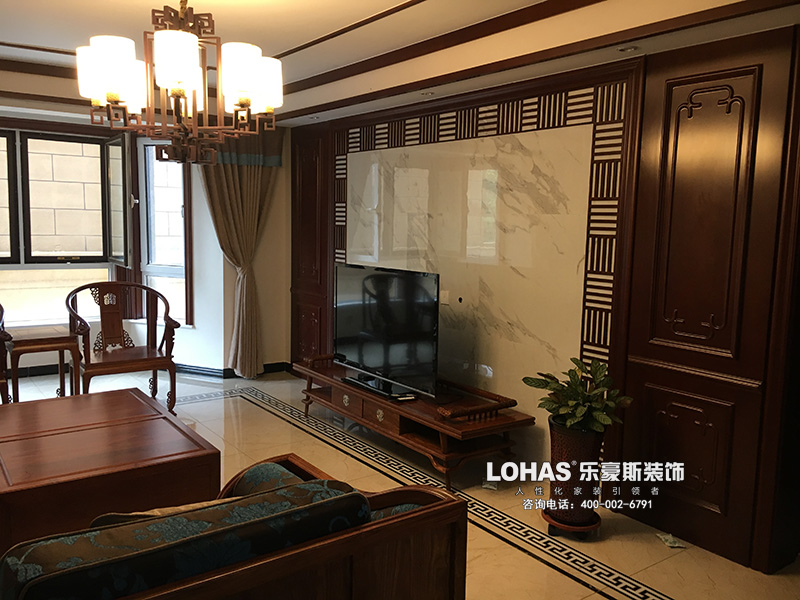 碧桂園171平米新中式實景拍攝