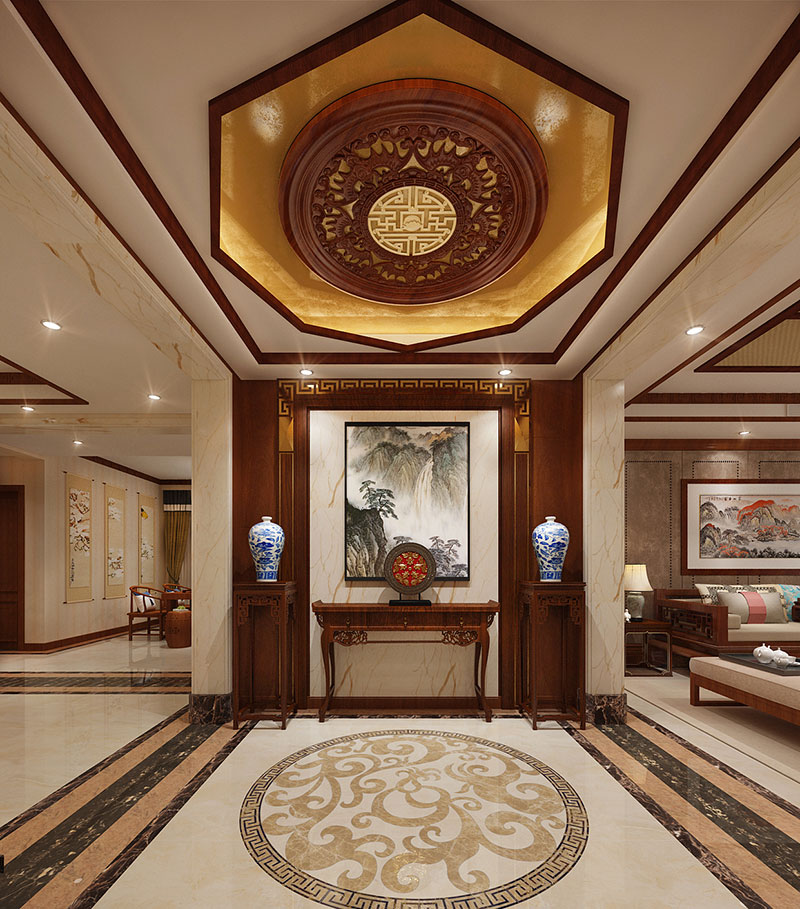瀚唐200平米中式風(fēng)格